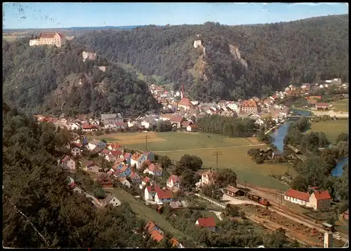 Riedenburg (Altmühltal) Panorama-Ansicht Ort im Altmühltal 1976/1975