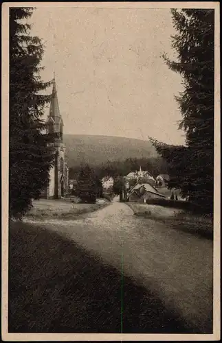 Ansichtskarte Herrenwies-Forbach (Baden) Straßenpartie 1923