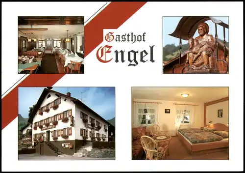 Pfronten (Allgäu) Gasthof Engel Familie Hauer Ortsteil Kappel, Mehrbild-AK 2000