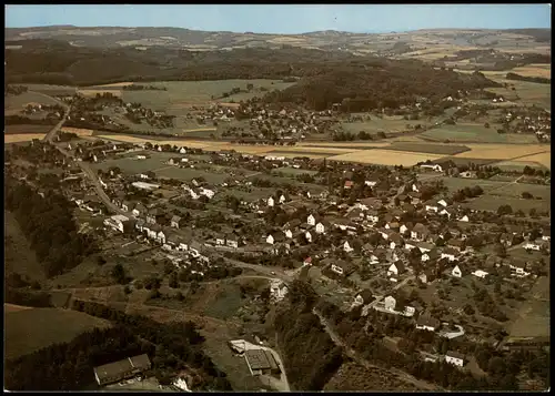 Ansichtskarte Pracht (Hamm) Luftbild Luftaufnahme; Ort im Westerwald 1975