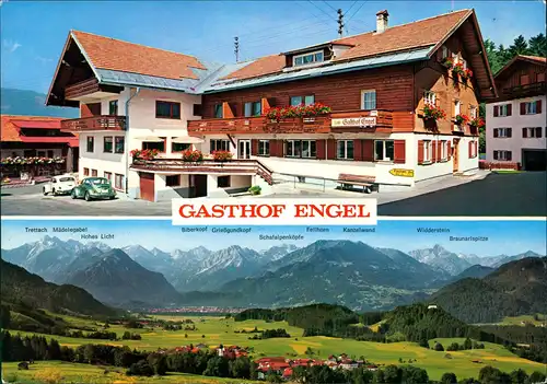 Schöllang (Oberallgäu) 2 Bild Oberstdorf, Gasthof Engl VW Käfer 1981