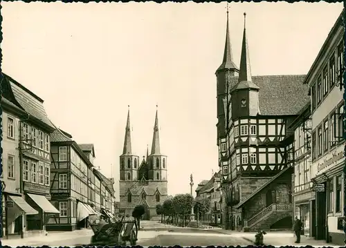 Ansichtskarte Duderstadt Marktstraße - Fotokarte 1961