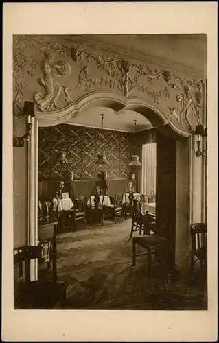 Ansichtskarte Lindau (Bodensee) Café-Conditorei Excelsior - Innen 1922