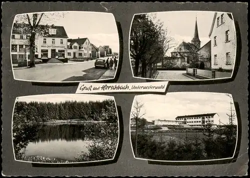 Herschbach Gruß aus Herschbach, Unterwesterwald, Mehrbildkarte 1962