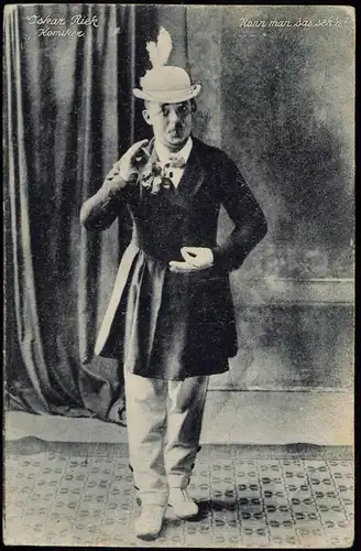 Ansichtskarte  Komiker Oskar Riek - Persönlichkeit 1919