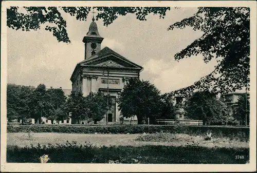 Postcard Josefstadt-Jermer Josefov Jaroměř Partie an der Kirche 1939