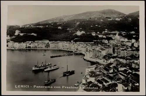 Cartoline Lerici Stadt, Hafen - Fotokarte 1937