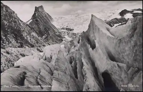 Norwegen Allgemein Paa Fondalsbreen, Svartisen, Nordland. Norge Norway 1927