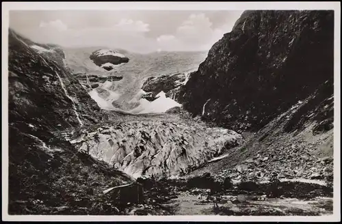 Postcard Norwegen Allgemein Kjendalsbree Norge Norway 1927
