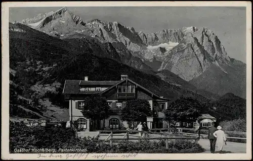 Ansichtskarte Garmisch-Partenkirchen Gasthof Kochelberg 1939