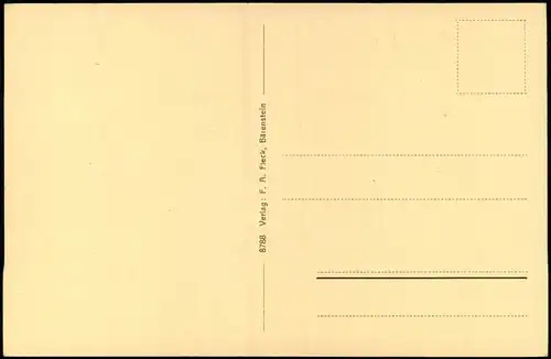 Ansichtskarte Bärenstein-Altenberg (Erzgebirge) Kirche - Altar 1918