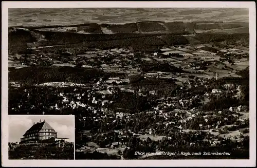 Schreiberhau Szklarska Poręba Totale vom Reifträger u. Baude: 2 Bild 1936