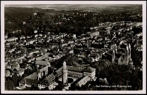 Ansichtskarte Bad Homburg vor der Höhe Luftbild Flugzeugaufnahme 1932