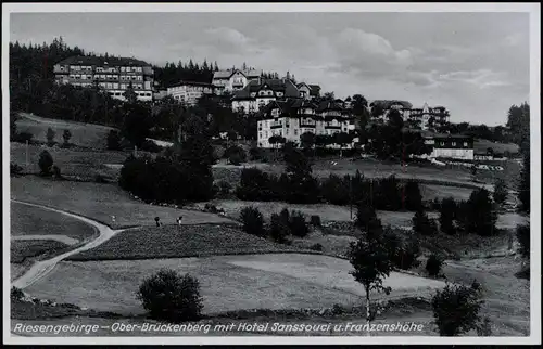 Brückenberg-Krummhübel Karpacz   Riesengebirge Hotel Sanssouci   1930