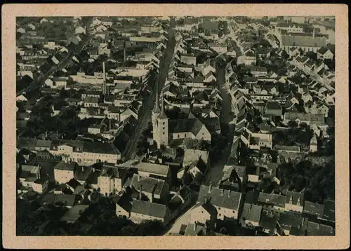 Ansichtskarte Grimma Luftbild Fliegeraufnahme 1930