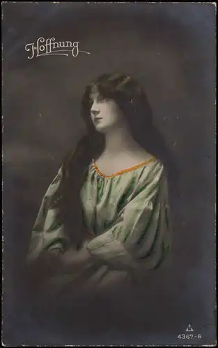 Menschen / Soziales Leben - Frauen Frau nachdenklich Hoffnung Fotokunst 1908