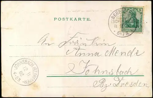 Spindlermühle Špindlerův Mlýn | Spindelmühle Friedrichstal - Litho AK 1902