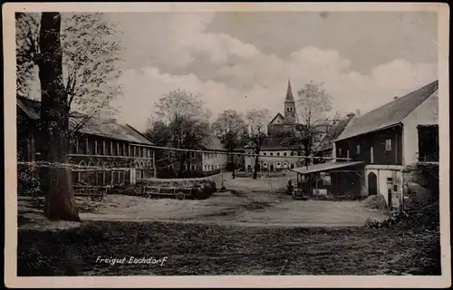 Ansichtskarte Eschdorf-Dresden Eschdorf Freigut bei Weißer Hirsch 1942