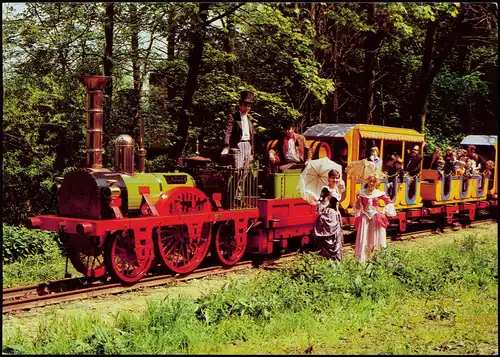 Görlitz Zgorzelec Pionierszug mit Gästen in historischen Gewändern 1989