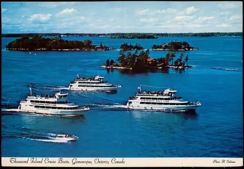 Ontario Allgemein Thousand Island Cruise Boats, Gananoque, Ontario, Canada 1975
