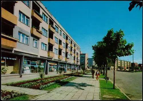 Neudamm (Neumark) Dębno Ulica Bohaterów Stalingradu, Strassen Ansicht DĘBNO 1969