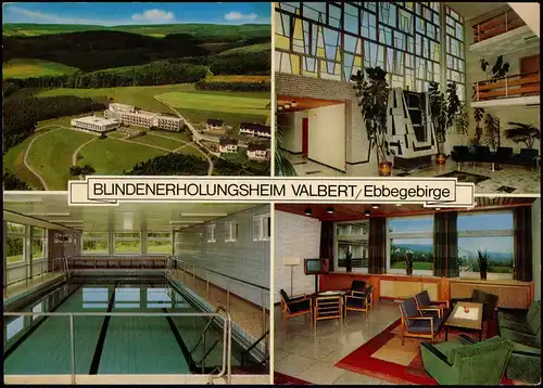 Valbert-Meinerzhagen Blindenerholungsheim Valbert (Mehrbildkarte) 1973