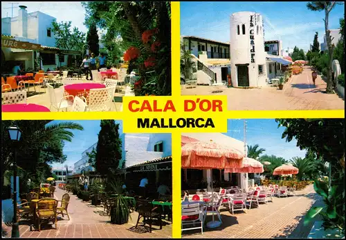 CALA D' OR Mehrbildkarte Ortsansichten; Ort der Insel Mallorca 1980