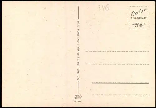 Flughafen-Frankfurt am Main Flughafen und Stadt-Ansichten (Mehrbildkarte) 1970