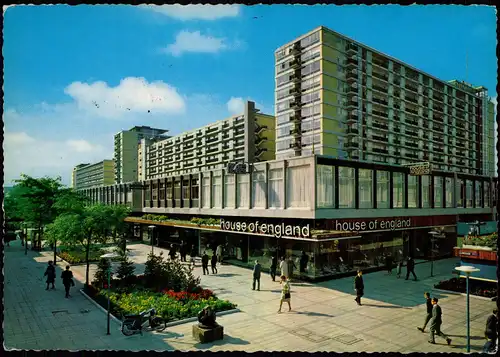 Postkaart Rotterdam Rotterdam Passage, Geschäfte 1985