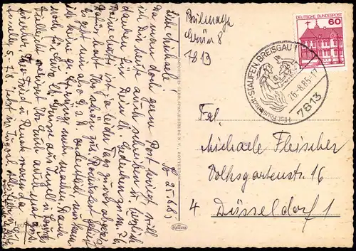 Postkaart Rotterdam Rotterdam Passage, Geschäfte 1985