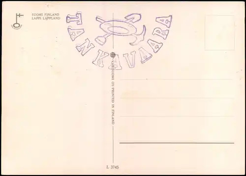 Lappland (allgemein) Mehrbildkarte Typen - Lappland LAPPi  SUOMI FINLAND 1980