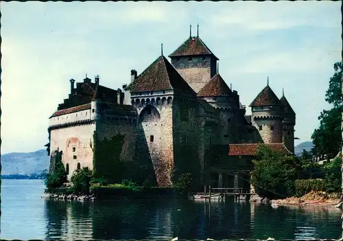 Ansichtskarte Genf Genève Le Château de Chillon Genfersee (Lac Léman) 1967