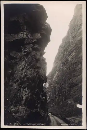 Norwegen Allgemein STAVEN NORANGSDALEN SÖNDMOR Brevkort fra Norge 1930
