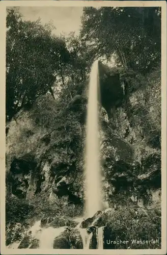 Ansichtskarte Bad Urach Uracher Wasserfall (Waterfall, River Falls) 1930