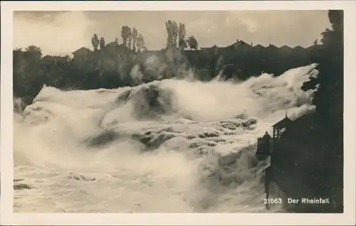 Neuhausen am Rheinfall Rheinfall Wasserfälle Rhein (Rhine River Falls) 1940
