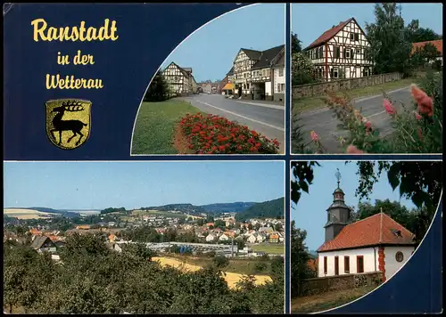 Ansichtskarte Ranstadt Mehrbildkarte Ortsansichten Ranstadt Wetterau 1987