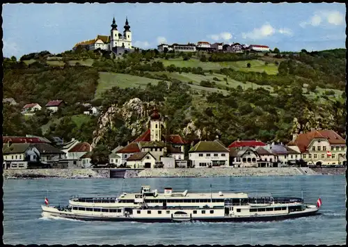 Maria Taferl Panorama-Ansicht, N.-Oe. Marbach a. d. Donau und Wallfahrtsort 1960