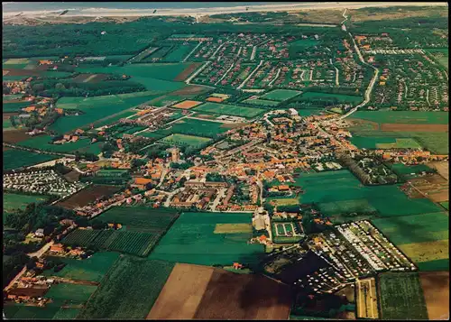 Postkaart Oostkapelle Oôskappel Luftbild Luftaufnahme 1975