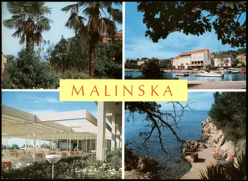 Malinsca-Dobasnizza Malinska-Dubašnica MB   Krku hotelski  Haludovo 1980