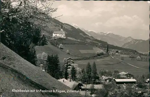 Ansichtskarte Fügen Kleinboden mit St.Pankraz bei Fügen Zillertal 1959