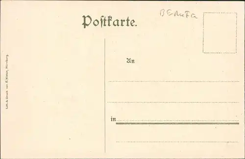 Ansichtskarte  Künstlerkarte Mittelalter Für streitfüchtige Weibers 1915