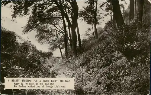Glückwunsch Geburtstag Birthday A HEARTY GREETING FOR A RIGHT  1925