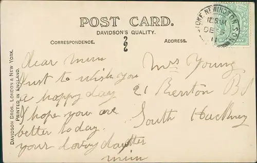 Glückwunsch Geburtstag Birthday A HEARTY GREETING FOR A RIGHT  1925