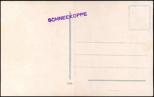 Krummhübel Karpacz Schneekoppe Sněžka Śnieżka - Künstlerkarte 1912