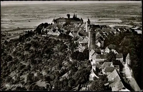 Ansichtskarte Waldenburg (Württemberg) Luftaufnahme Luftbild 1962