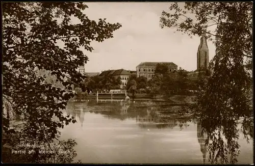 Ansichtskarte Altenburg Partie am kleinen Teich - Fotokarte 1926