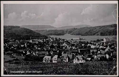 Ansichtskarte Onstmettingen-Albstadt Blick über die Stadt 1942