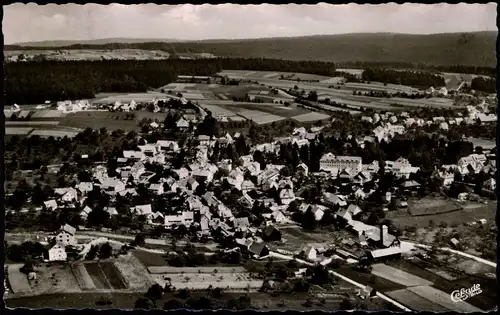 Ansichtskarte Schömberg (Schwarzwald) Luftbild Fliegeraufnahme 1958