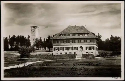 Onstmettingen-Albstadt mit Nägelehaus Aussichtsturm Raichberg  1935