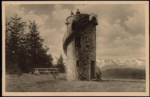 .Baden-Württemberg Schwarzwald (Mittelgebirge) Brend-Turm (1150 m ü. M.) 1942